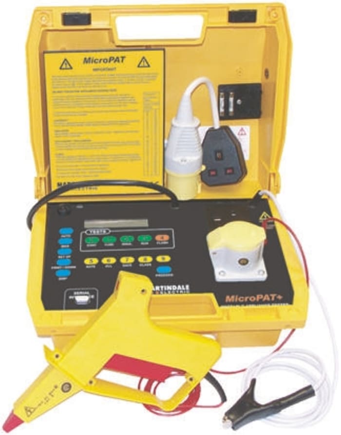 Martindale MPATPLUS Portable Appliance Tester, Class I, Class II Test Type