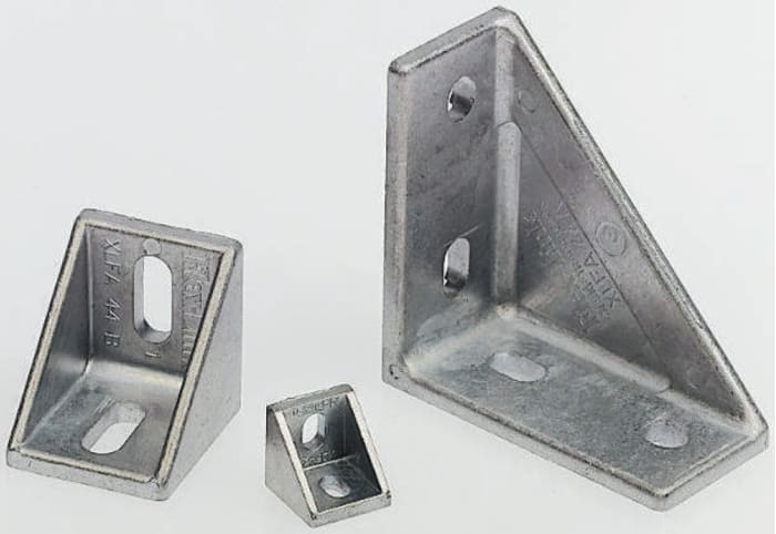 FlexLink M6 Angle Bracket, Connecting Component, Strut Profile 88 mm, Groove Size 11mm