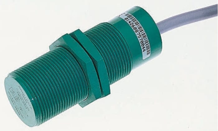 Pepperl + Fuchs Barrel-Style Proximity Sensor, M30 x 1.5, 10 mm Detection, PNP Output, 10 → 60 V dc, IP65