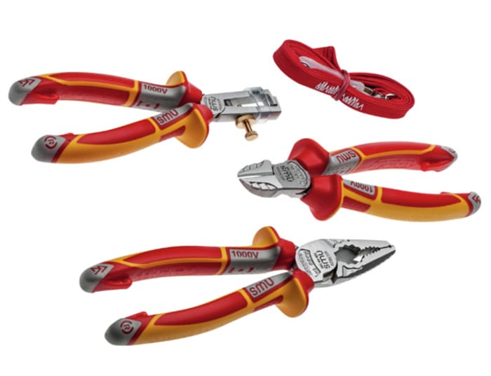 NWS VDE Pliers and Cutters Set, 3 Pieces