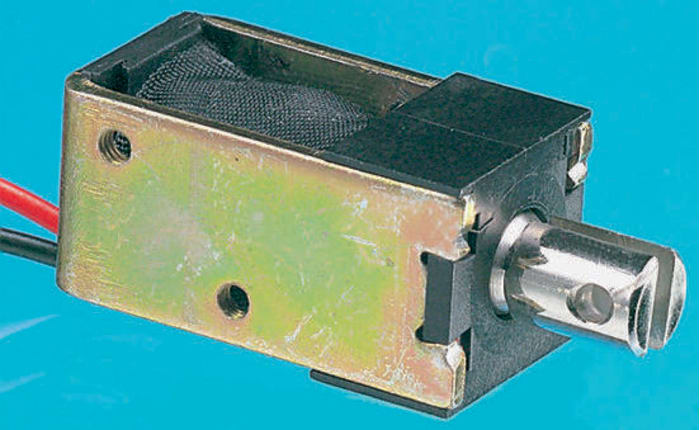 Electroaimant linéaire BLP 12 V, course 9mm 37 x 21,5 x 26 mm