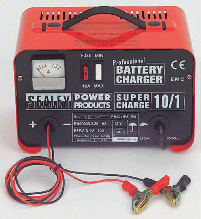 Jack Sealey Battery Charger For with EURO plug