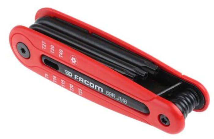 Facom 8-Piece Torx Key Set, Short Arm