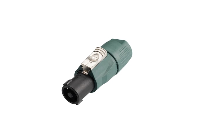 Re-An Products RCLS4F-G-000-1 Cable Mount Loudspeaker Connector Plug, 4 Way