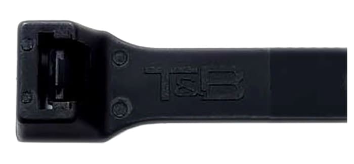 Thomas & Betts, Siyah, Naylon, Serbest Bırakılamaz Kablo Bağı, 1,03m x 8,76 mm