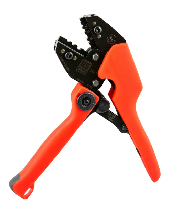 RS PRO | RS PRO Hand Ratcheting Crimp Tool for Tubular Cable Lugs, 0.75 ...