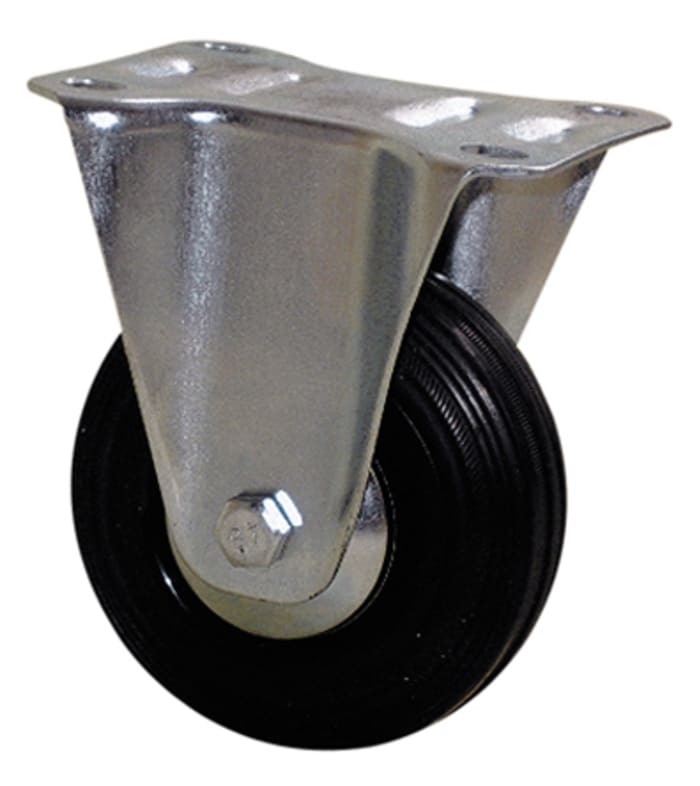 Guitel Hervieu Fixed Castor Wheel, 50kg Capacity, 50mm Wheel