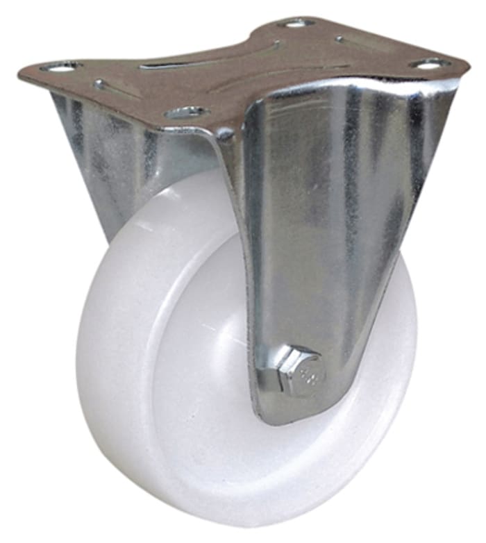 Guitel Hervieu Fixed Castor Wheel, 65kg Capacity, 65mm Wheel