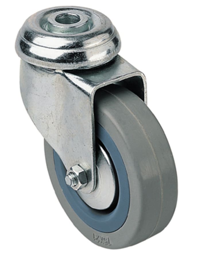 Guitel Hervieu Swivel Castor Wheel, 70kg Capacity, 100mm Wheel