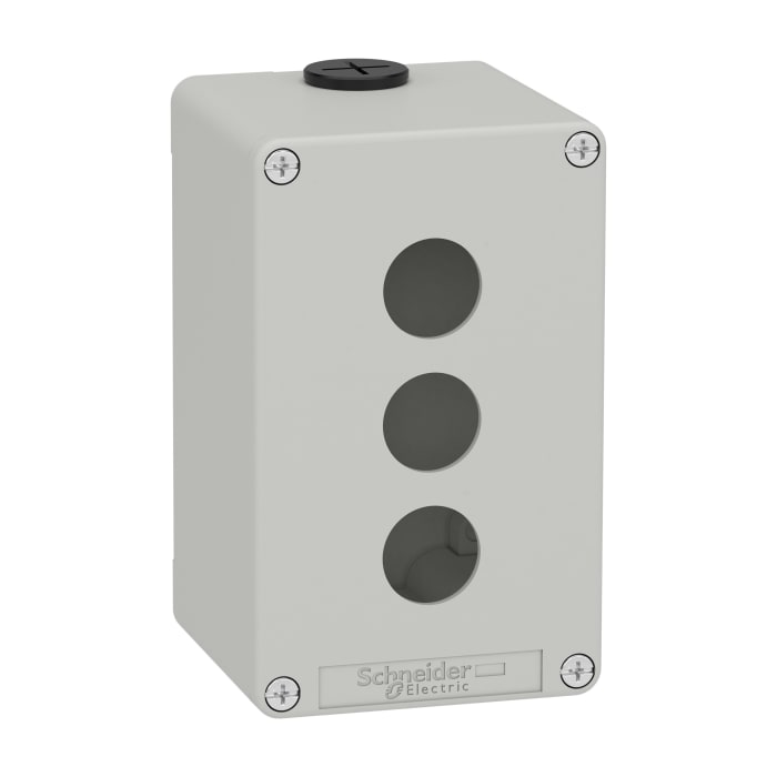 Schneider Electric Grey Metal General Purpose Enclosure, IP65, IP66, IP69, IK07, Grey Lid, 130 x 80 x 77mm