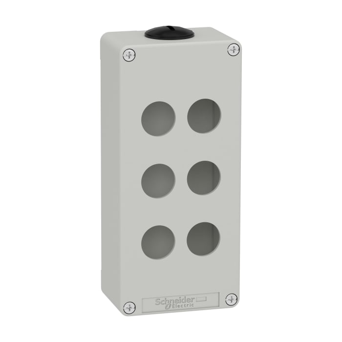 Schneider Electric Grey Metal General Purpose Enclosure, IP65, IK07, Grey Lid, 175 x 80 x 51.5mm