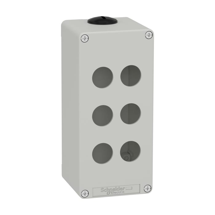 Schneider Electric Grey Metal General Purpose Enclosure, IP65, IK07, Grey Lid, 175 x 80 x 77mm
