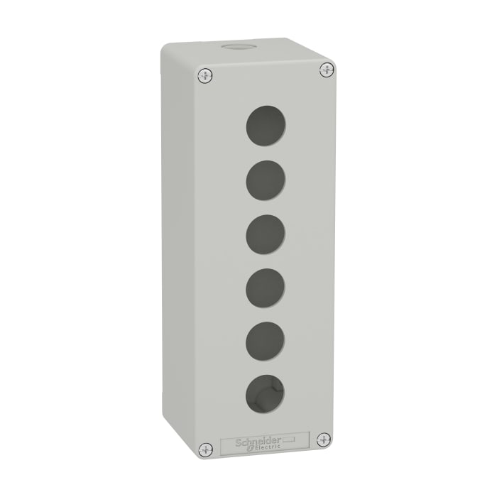 Schneider Electric Grey Metal General Purpose Enclosure, IP65, IK07, Grey Lid, 220 x 80 x 77mm