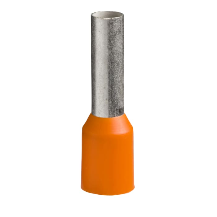 Embout à sertir Schneider Electric série DZ5CE, 4mm², Orange, longueur 9.8mm