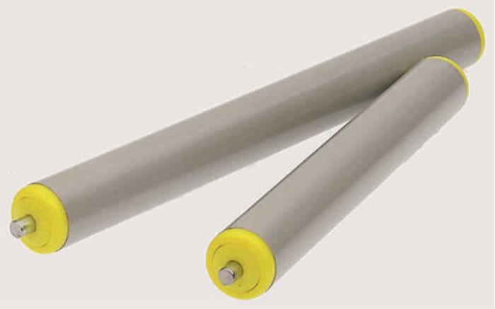 Rodillo transportador Interroll de PVC con eje  con eje de Ø 8mm Con muelle, rodillo de Ø 50mm x 600mm