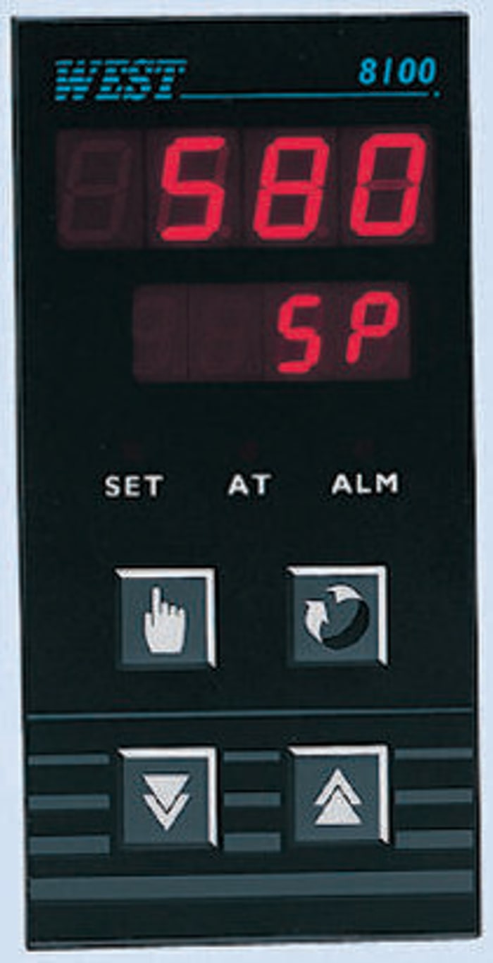 1/8DIN relay o/p temp process controller