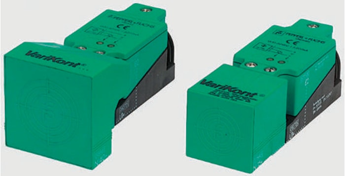 Pepperl + Fuchs Block-Style Proximity Sensor, 20 mm Detection, PNP Output, 10 → 60 V dc, IP68