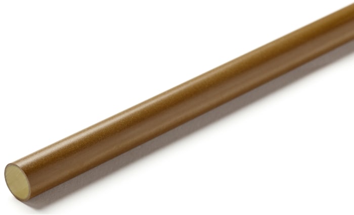 RS PRO Brown Polyamide-imide PAI Rod, 300mm x 19.049mm Diameter