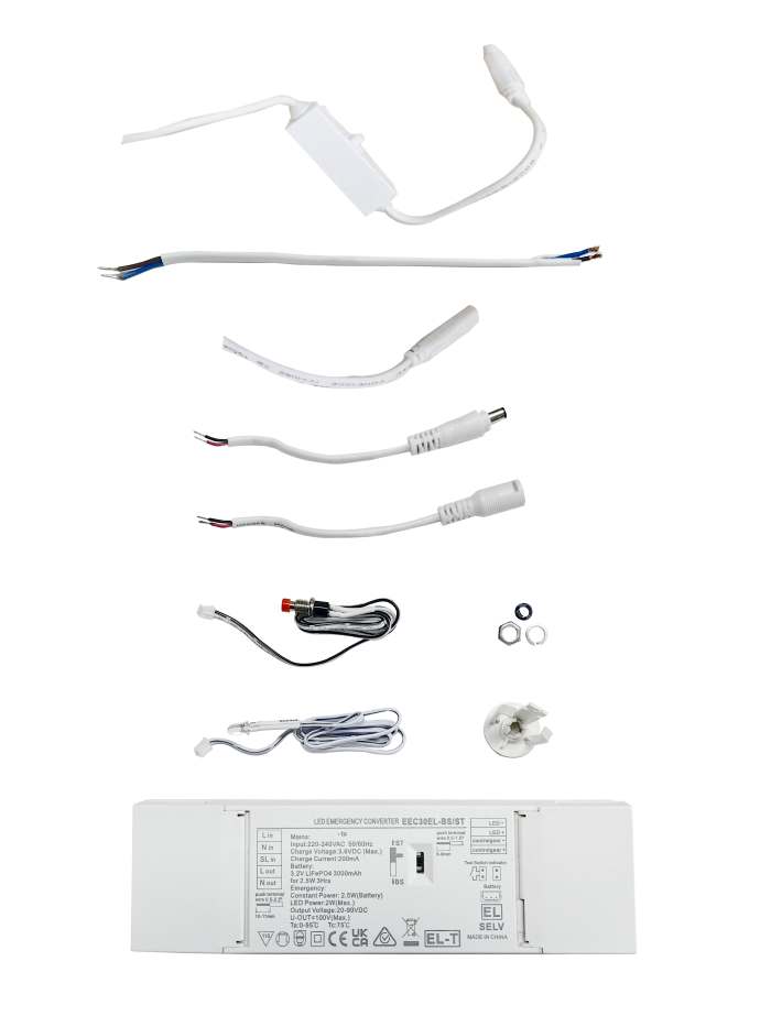 Kit de conversion d'éclairage d'urgence RS PRO pour Panneaux à LED CCT3