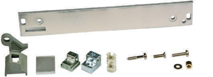 nVent SCHROFF Grey Aluminium, 6U, 4HP