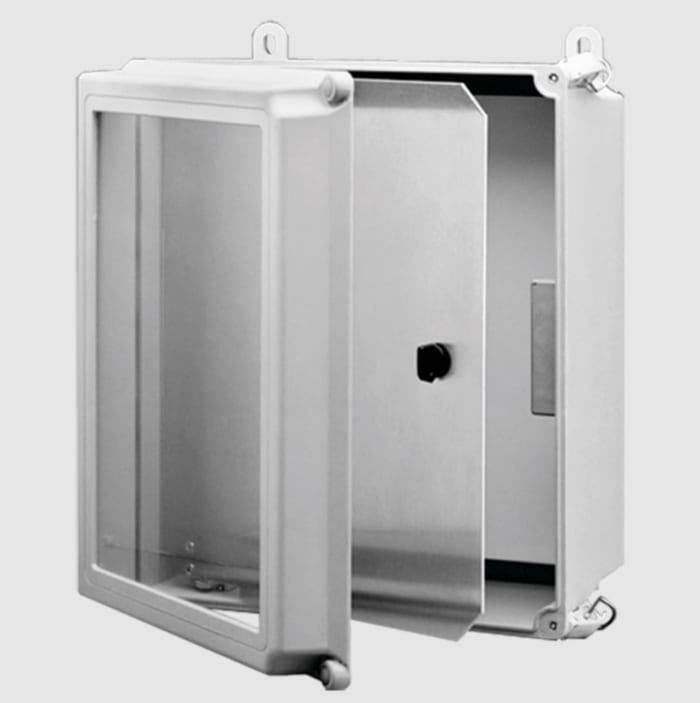 nVent HOFFMAN Aluminium Front Panel, 198mm H, 2mm W, 250mm L, for Use with 267 x 216 mm Case