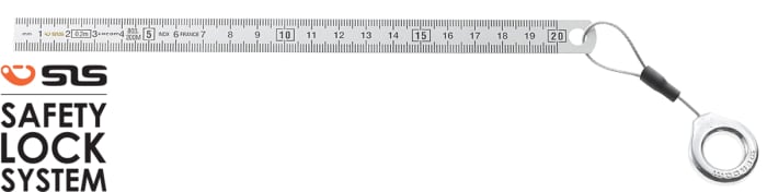 803.200MSLS Facom | Facom 200mm Stainless Steel Metric Ruler, With UKAS ...