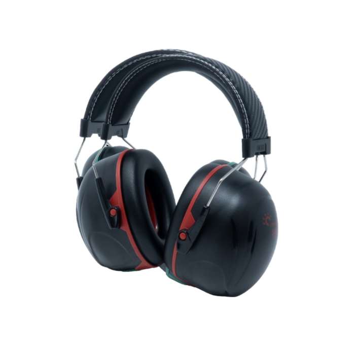 Centurion Safety SANA Ear Defender with Headband, 36dB, Black, Red