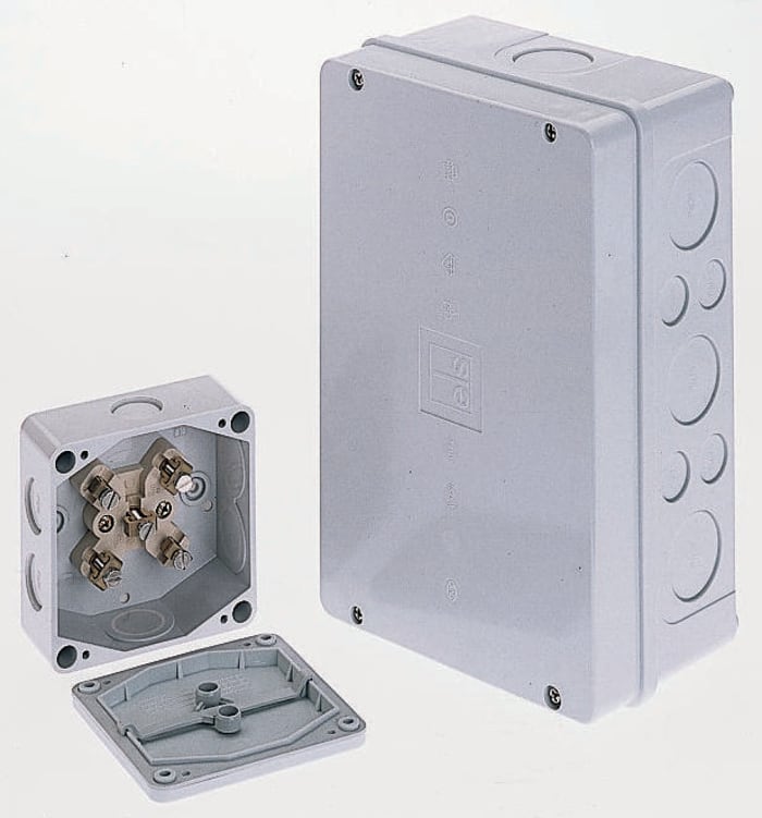 Spelsberg WK Series Grey Junction Box, IP54, 87 x 87 x 45mm
