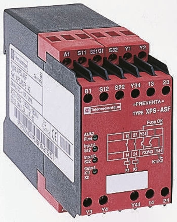 SAFETY RELAY 2NO 24V