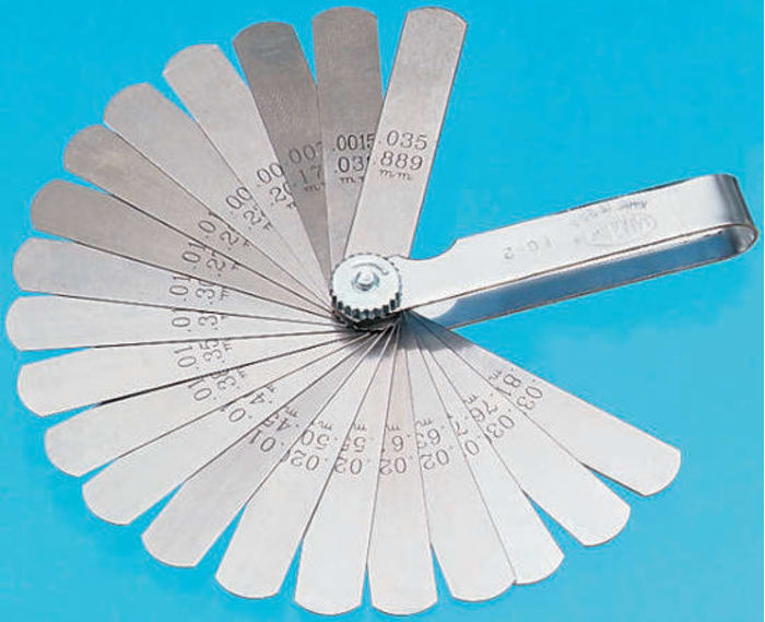 RS PRO Steel Feeler Gauge, 25 Blades