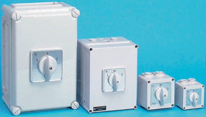 Kraus & Naimer, 4P 3 Position , 50A, Knob Actuator