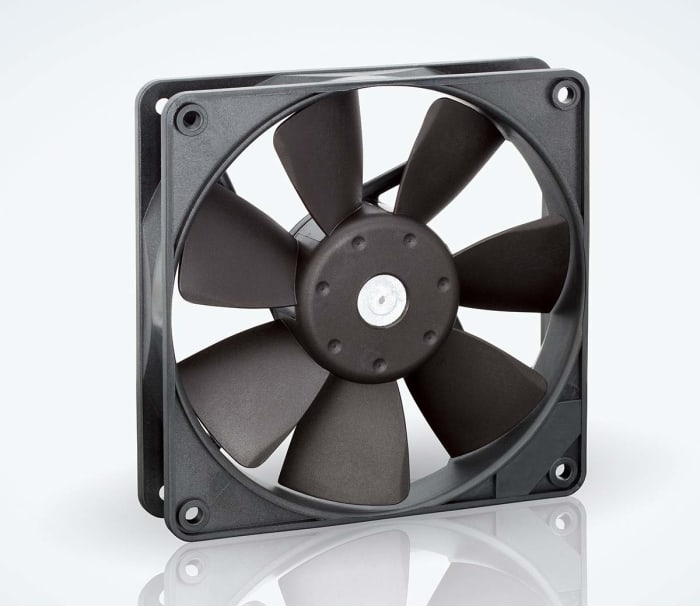 Ventilateur axial 4400 F ebm-papst 24 V dc, 140m³/h, 119 x 119 x 25mm, 3.2W