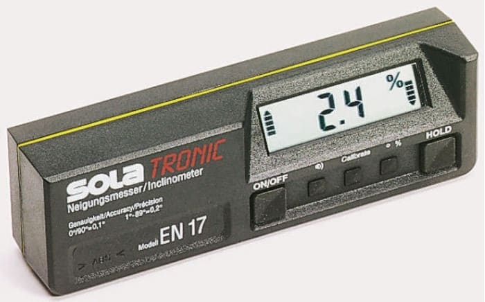 8888 168mm Inclinometer, User Calibrated