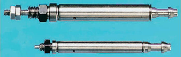 SMC Pneumatic Pin Cylinder - 2.5mm Bore, 10mm Stroke, CJ1 Series, Single Acting