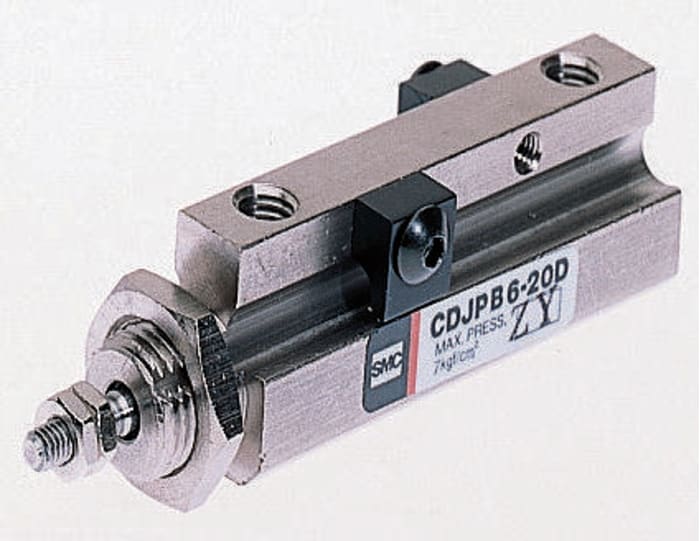 SMC Pneumatic Pin Cylinder - 6mm Bore, 5mm Stroke, CJP Series, Double Acting