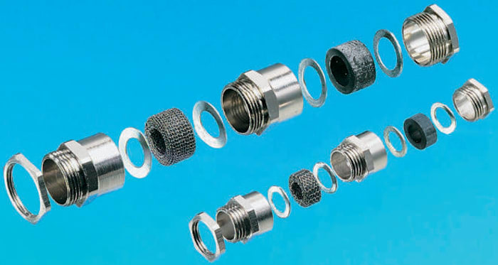 RS PRO Brass Cable Gland, PG13.5 Thread, 4.5mm Min, 7.5mm Max, IP65