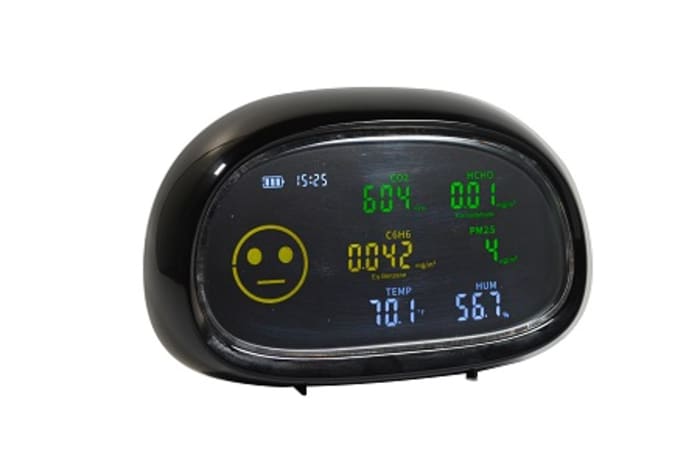 Orium Quaelis 50 Data Logging Air Quality Monitor for Benzene, CO2, Formaldehyde, Humidity, PM 2.5, Temperature, TVOC,