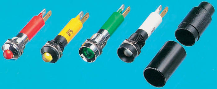 Green Indicator, 8mm Mounting Hole Size