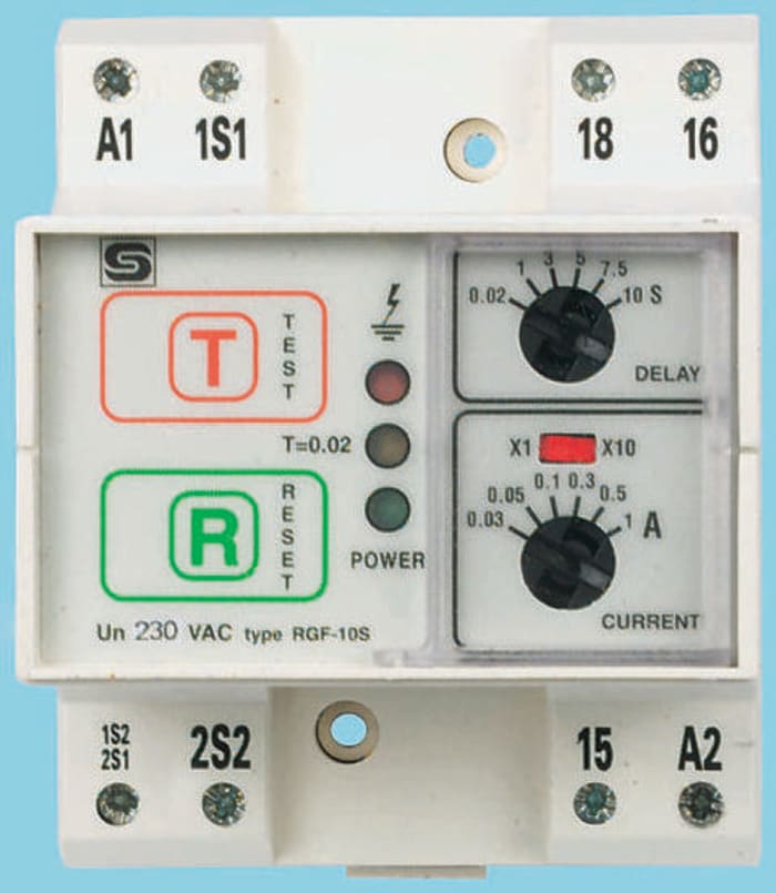 Circuit de déclenchement Circutor pour Relais de disjoncteur différentiel de circuitor, Tension 230 V c.a.