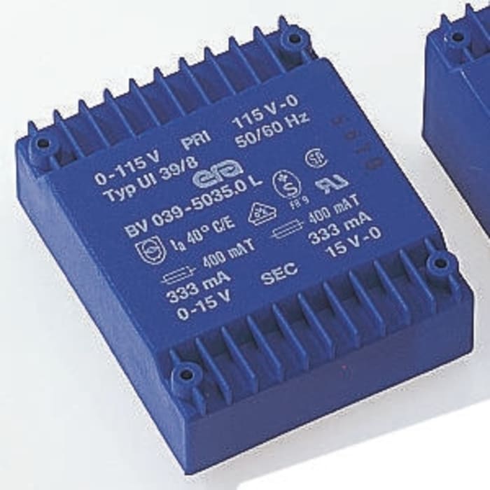 Era Elektrotechnik 12V ac 2 Output Through Hole PCB Transformer, 24VA