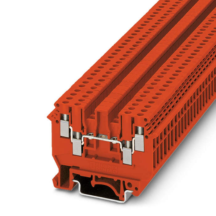 Phoenix Contact 3057144 UDK 3 RD Series Red, 2.5mm², 1-Level, Screw Termination