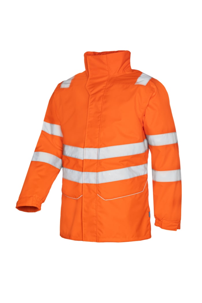 628AA2EU1FC1 2XL Sioen Sioen 628AA2EU1 Orange Unisex Hi Vis Jacket XXL 270 6986 RS Components