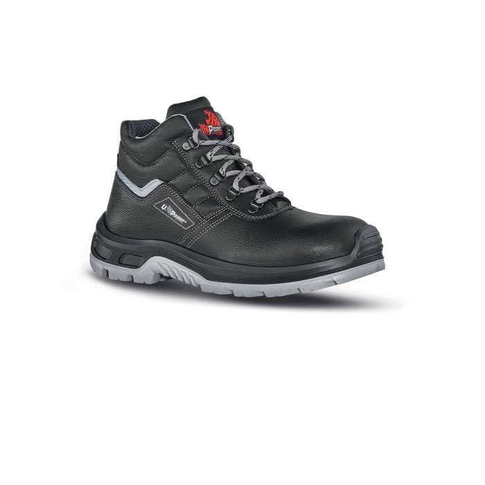 UPower SO10043-09 Black Composite Toe Capped Men's Safety Boots, UK 9, EU 43