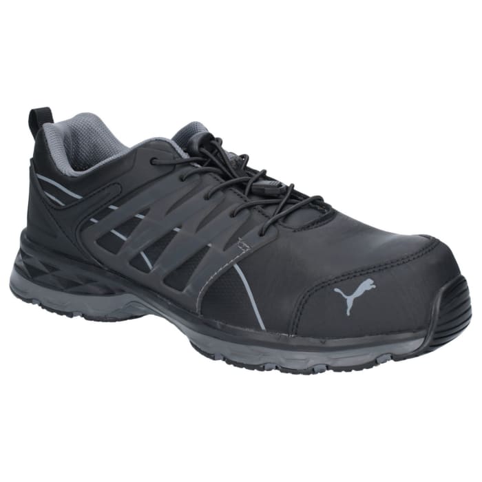 643840 12 Puma Safety Dickies VELOCITY Black Toe Capped Safety Trainers UK 12 EU 47 270 8348 RS Components