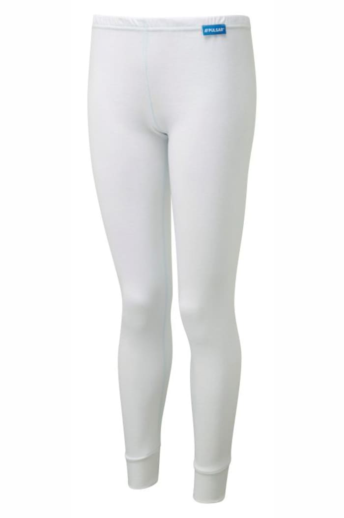 BZ1552W 12 PULSAR PULSAR White Polyester Thermal Long Johns M 270 8919 RS Components