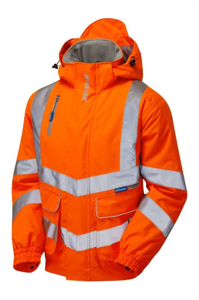 PULSAR PR496 Orange Hi Vis Jacket, XXL