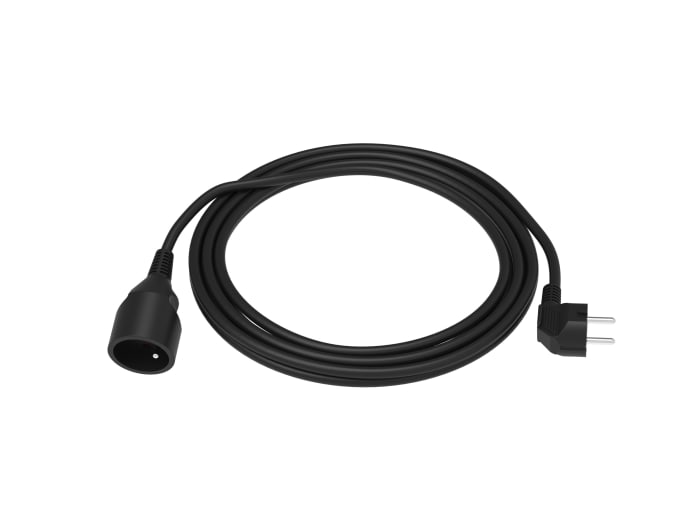 RS PRO 5m 1 Socket Type E - French Extension Lead, 230V, IP20