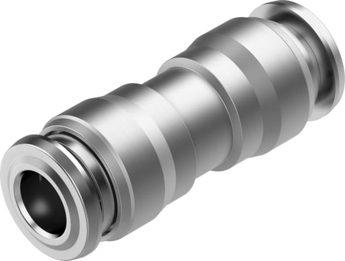 Festo NPQR Series Push-in Fitting, Push In 6 mm to Push In 6 mm, Tube-to-Tube Connection Style, 8085698