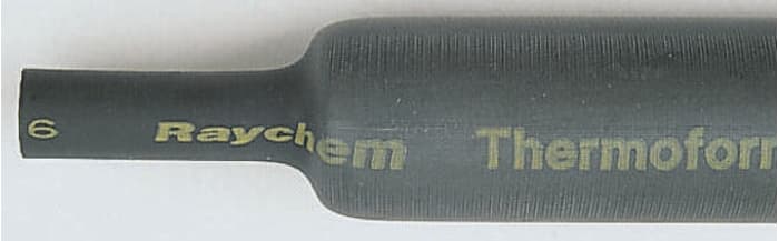 TE Connectivity Heat Shrink Tubing, Black 5mm Sleeve Dia. x 1.2m Length 2:1 Ratio, ZHTM Series