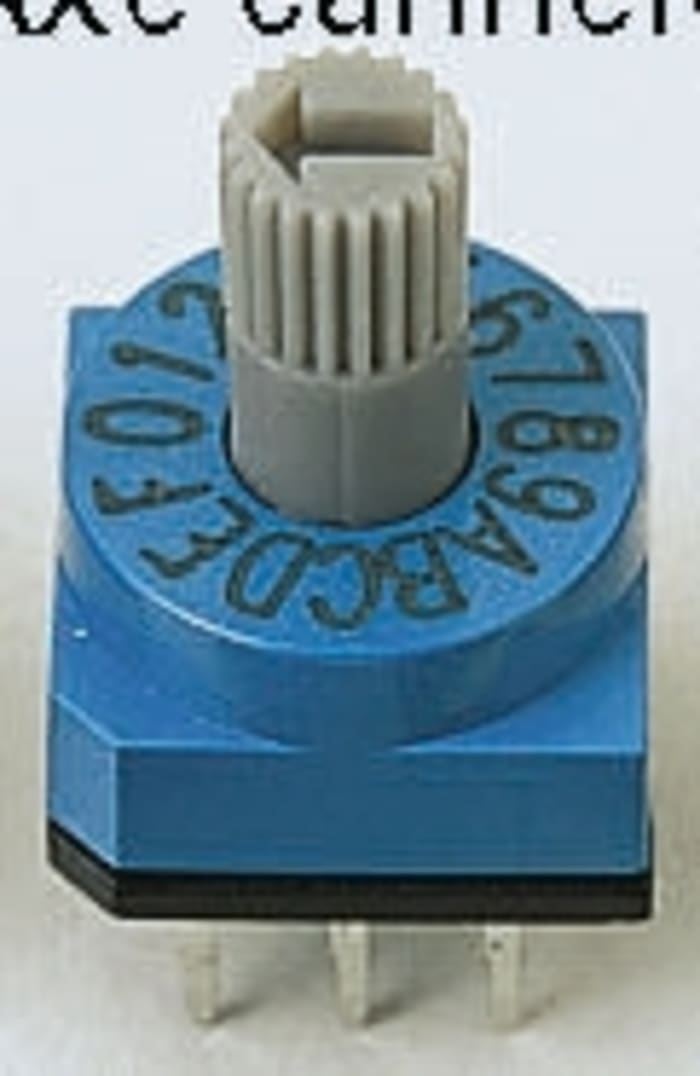 APEM 16 Way Through Hole DIP Switch, Rotary Shaft Actuator